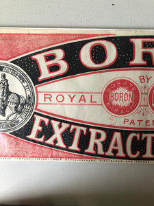 Vintage Borax Soap Advertising Display Poster