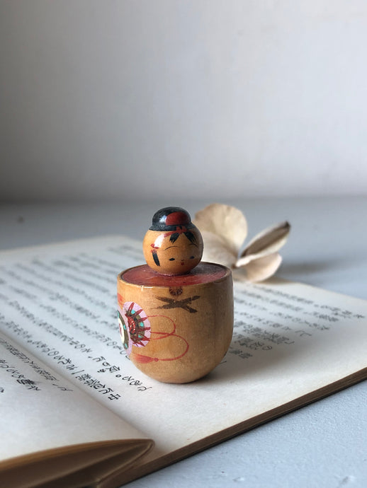 Mini Vintage Kokeshi Doll