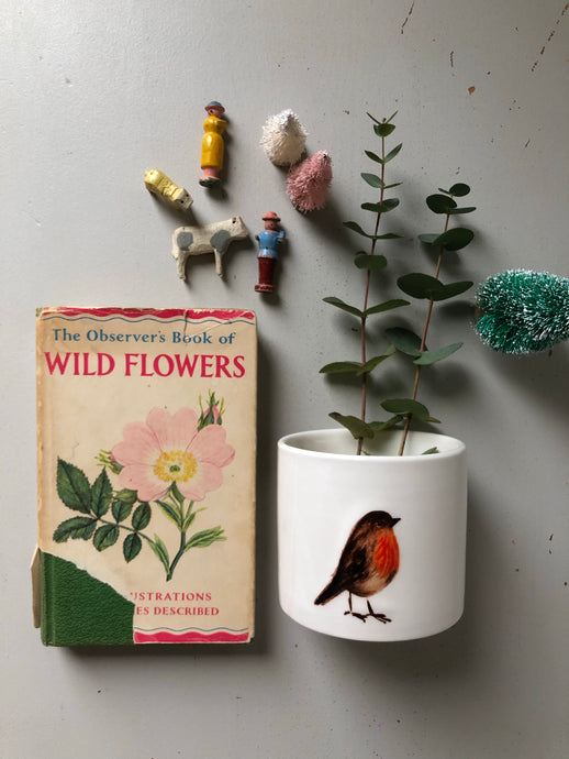 Robin Tea light candle jar