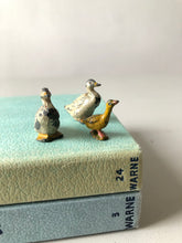 Load image into Gallery viewer, Antique Lead Ducks with Duckling