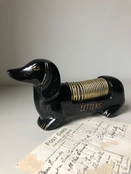 1950s Dog Desk Tidy