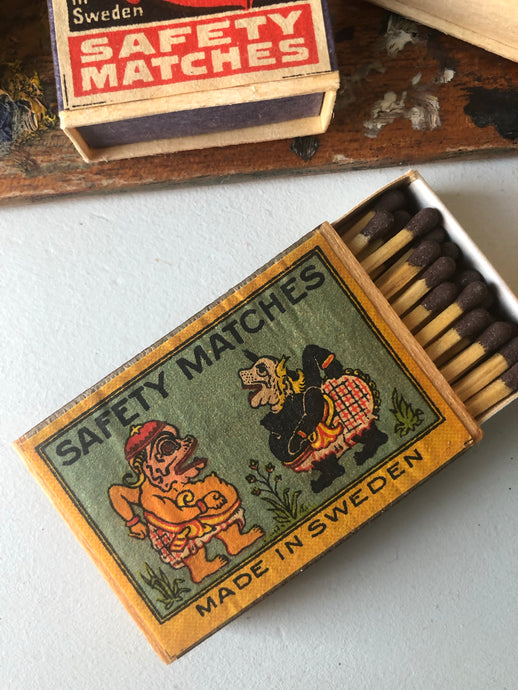 Box of matches, Made in Sweden