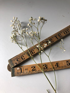 Vintage Brass Hinged Architects Ruler