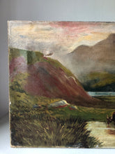 Load image into Gallery viewer, Antique Landscape Painting, Cows