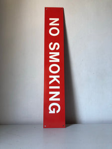 Vintage ‘No Smoking’ sign