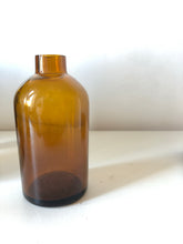 Load image into Gallery viewer, Vintage Amber Glass Bottle