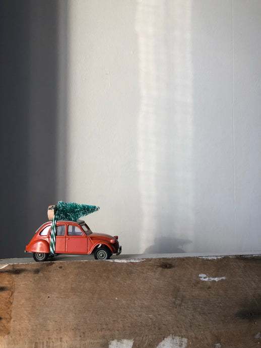 Vintage Toy Car - Driving Home for Christmas, Citroen