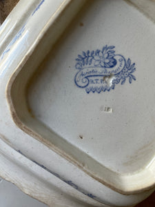 Antique Transferware Dish, Asiatic Pheasant