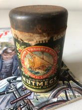 Load image into Gallery viewer, Vintage Nutmeg Round Tin