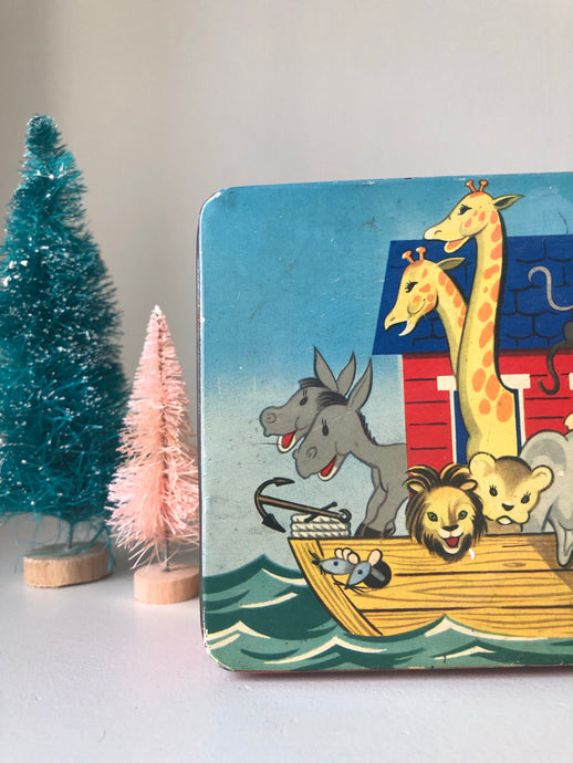 Vintage Noah’s Ark Biscuit Tin