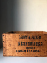 Load image into Gallery viewer, Original Vintage &#39;Californian Peaches&#39; Crate