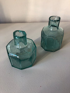 Pair of Vintage Ink Bottles
