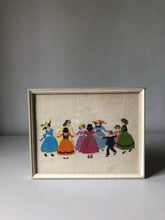 Load image into Gallery viewer, Vintage ‘Ring around the Rosie’ Embroidery