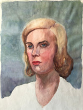 Load image into Gallery viewer, Original Watercolour Portrait, ‘Blonde’