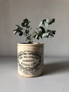 Large James Keiller & Sons Marmalade Jar