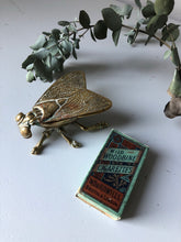 Load image into Gallery viewer, Vintage Brass Fly Vesta