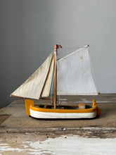 Load image into Gallery viewer, Vintage wooden boat