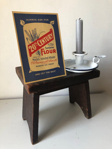 Vintage Shop Display Card ‘20th Century Flour’