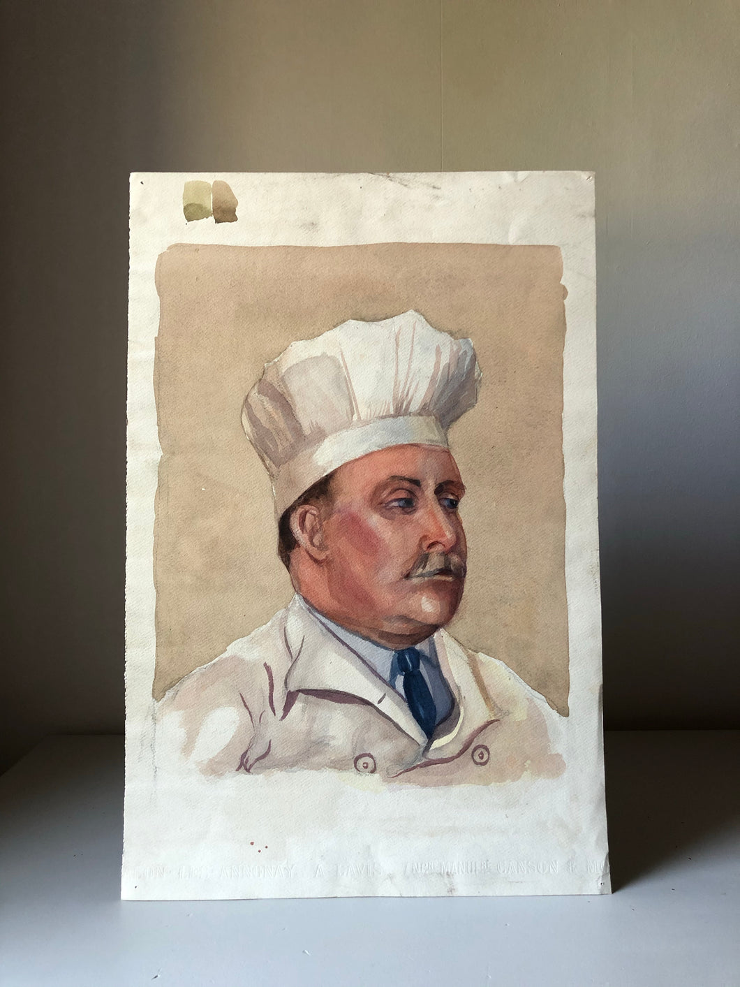 Original Watercolour, ‘The Chef’