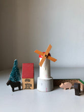 Load image into Gallery viewer, 1950s German Wooden Christmas Village Set