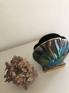 Vintage Clam Shell Vase, large
