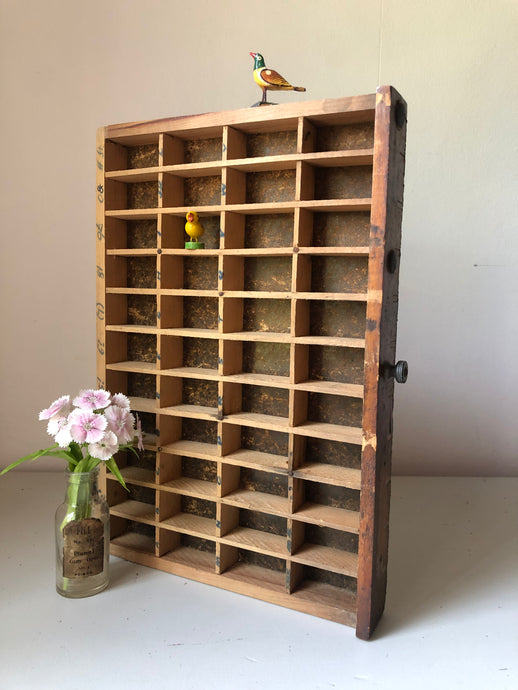 Small Vintage Printers Tray (E)