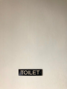 Vintage ‘Toilet’ sign