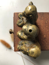 Load image into Gallery viewer, Vintage Brass &#39;See No Evil&#39; Monkeys