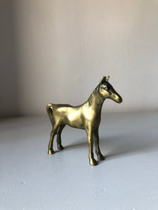 Vintage Brass Pony
