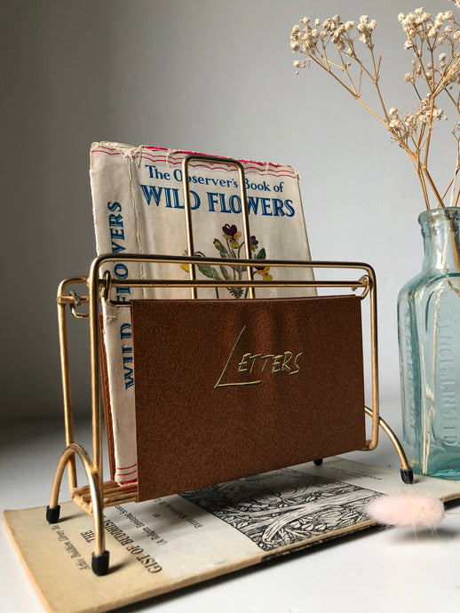 Vintage Mini Letter Rack
