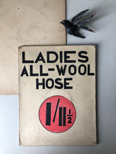 Load image into Gallery viewer, Vintage Shop sign, Ladies All-Wool Hose