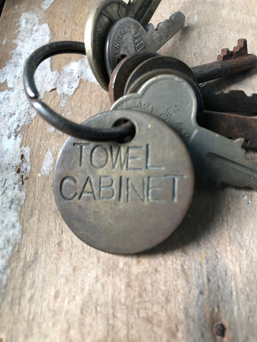 Set of Vintage Locker Room keys