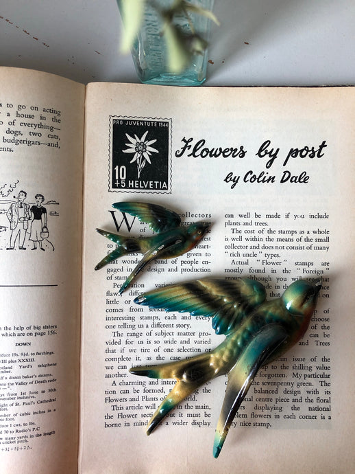 1940s Enamel Swallows