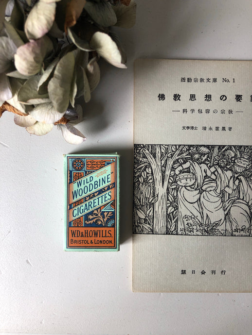 Vintage cigarette ‘Wild Woodbine’ box
