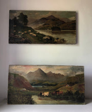 Load image into Gallery viewer, Antique Landscape Painting, Sheep