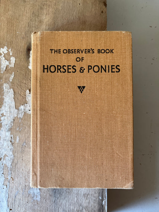Vintage Observer Book of Horses and Ponies