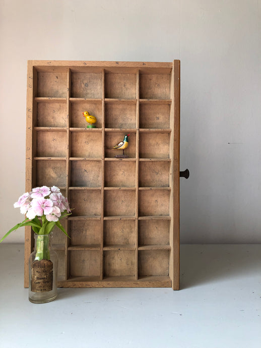 Small Vintage Printers Tray (A)