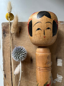 Large Vintage Kokeshi Doll