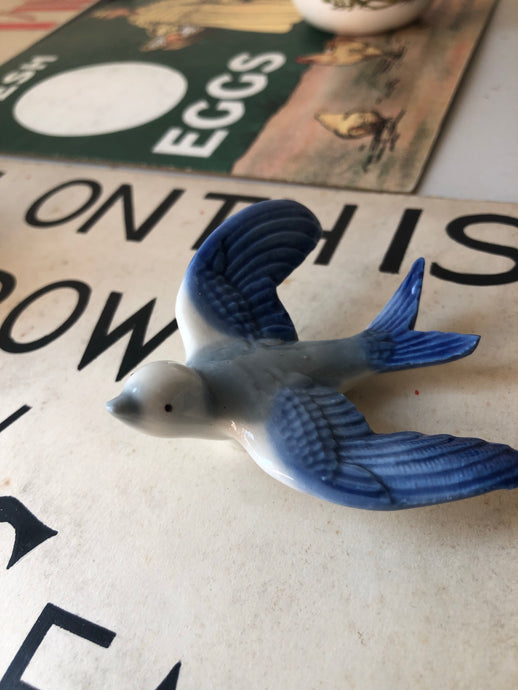Vintage Ceramic Swallow