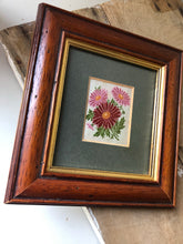 Load image into Gallery viewer, Pair of Vintage Floral Embroidery, framed