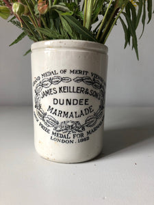 Vintage James Keiller Dundee Marmalade Jar