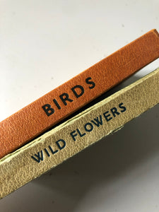 Pair of Observer book, Wild Flowers and Birds