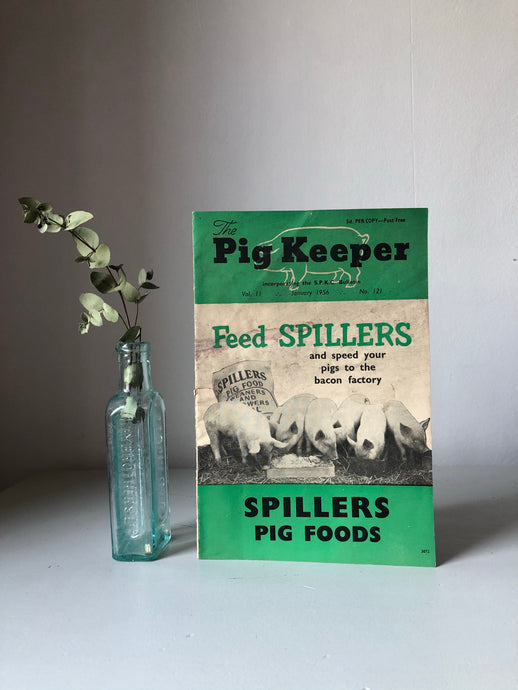 Vintage Pig Keeper - Spillers Brochure