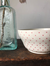 Load image into Gallery viewer, Vintage Pink Dotty Bowl
