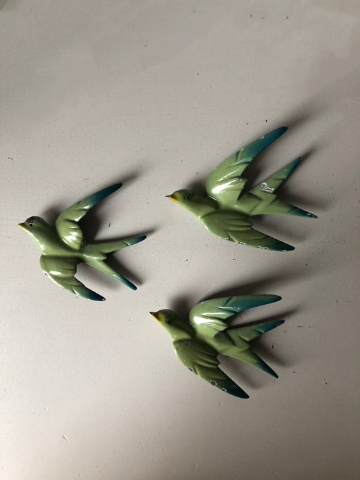 Vintage Wall Swallows