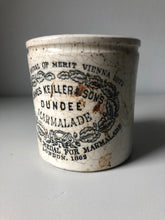 Load image into Gallery viewer, Large James Keiller &amp; Sons Marmalade Jar