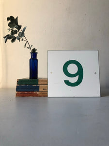 Vintage Number Plaques