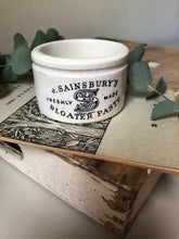 Load image into Gallery viewer, Antique J Sainsbury&#39;s Paste Pot