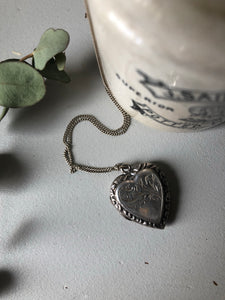 Vintage Silver Heart Locket