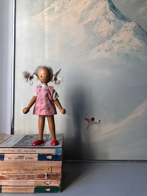 1950s Polish Wooden Doll